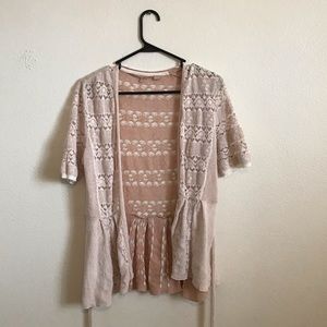 Anthropologie Knitted & knotted shirt